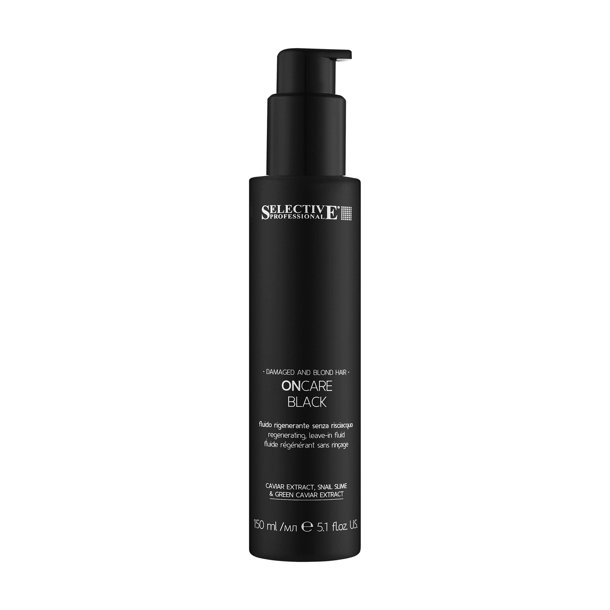 Крем-флюїд Selective Professional On Care Black Restructuring Cream для пошкодженого волосся, 150 мл