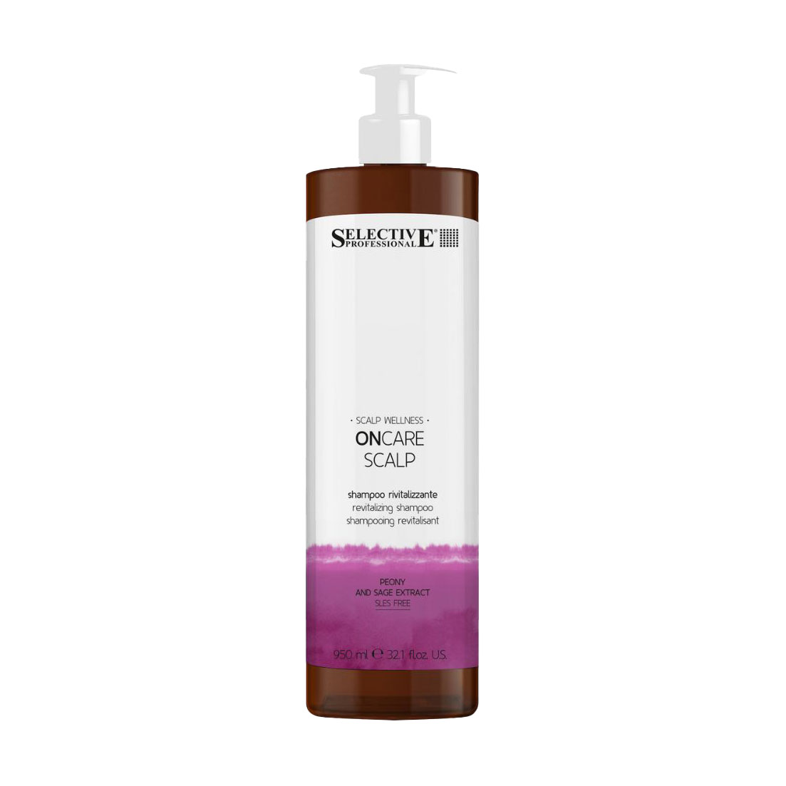 Шампунь Selective Professional OnCare Scalp Revitalizing Shampoo для відновлення тонкого волосся, схильного до випадіння, 950 мл